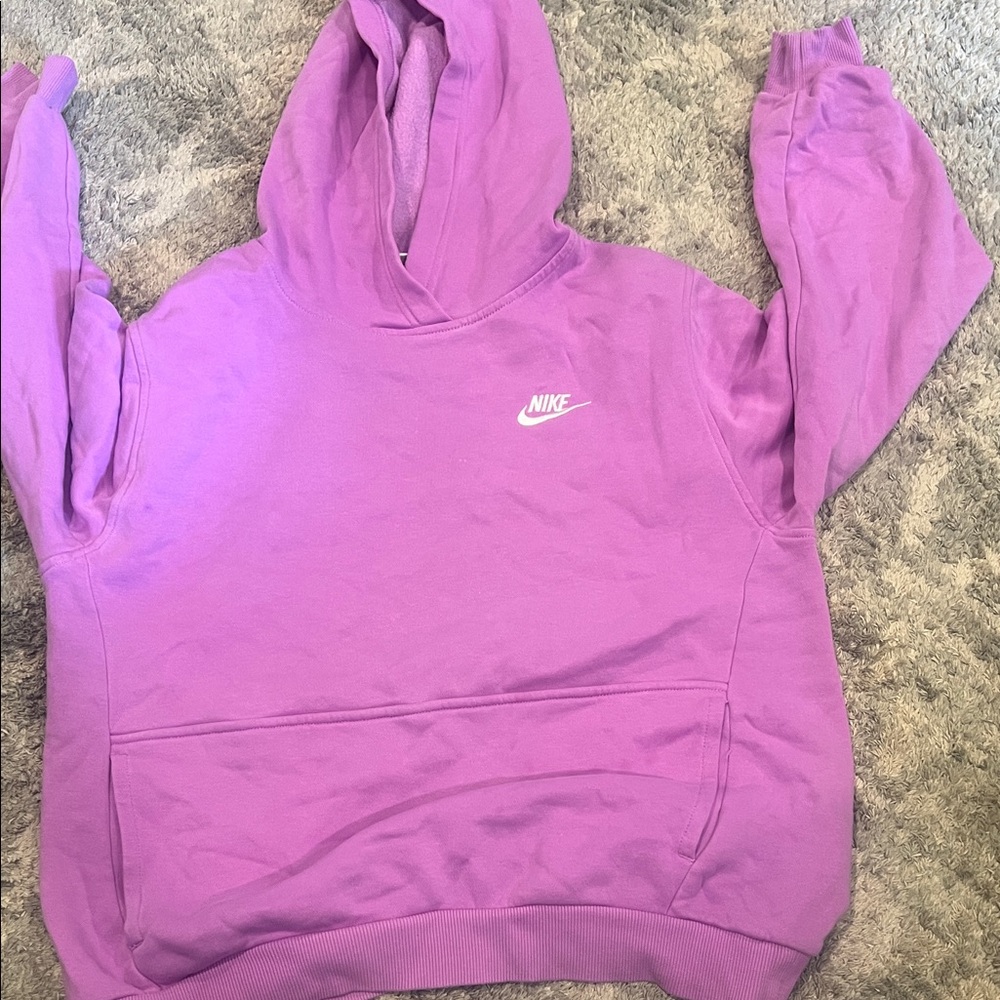 Nike Big Girls  Vibrant Purple Hoodie